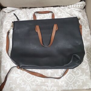 IUC Black and Brown Women's Tote Bag